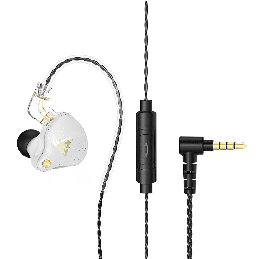 Fone de Ouvido Profissional Original QKZ AK6 PRO Com Cabo Destacável In-Ear Hi-Fi Alta Qualidade