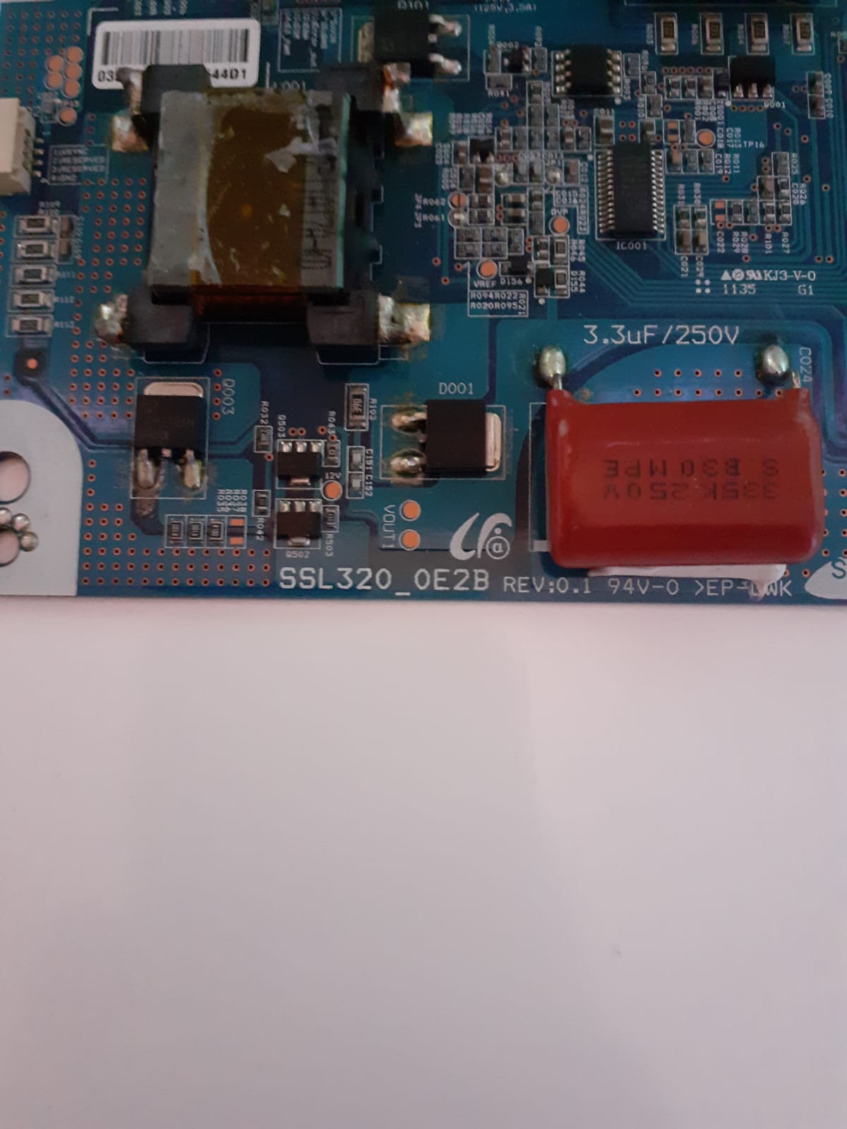Placa Inverter SSL320 0E2B para TV Semp Toshiba LE3250WDA