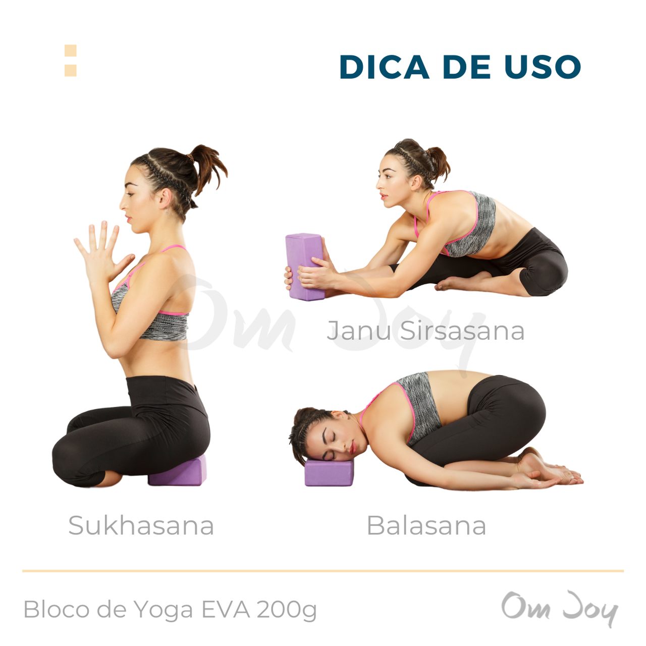 Bloco de Yoga EVA - 200g  - Om Joy
