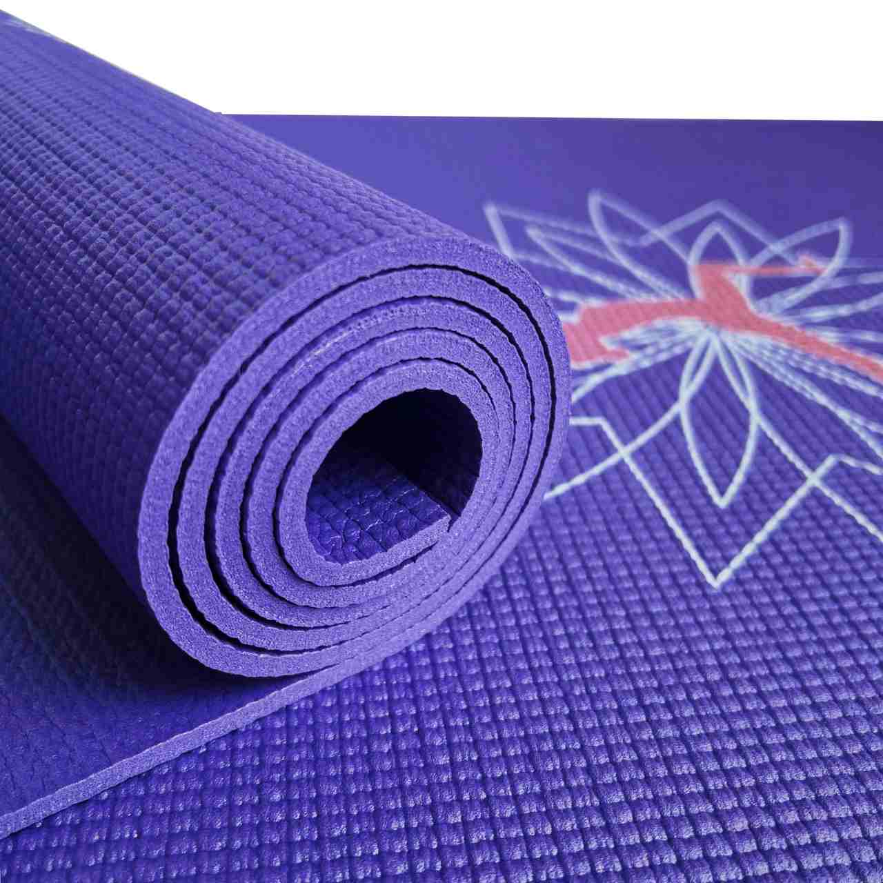 Tapete de Yoga Estampado PVC - Ásanas  - Om Joy