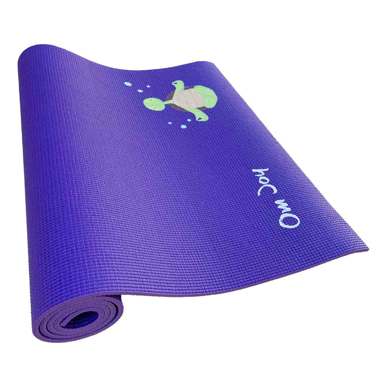 Tapete de Yoga para Crianças - PVC Estampado Kids - Fred, A Tartaruga - Om Joy