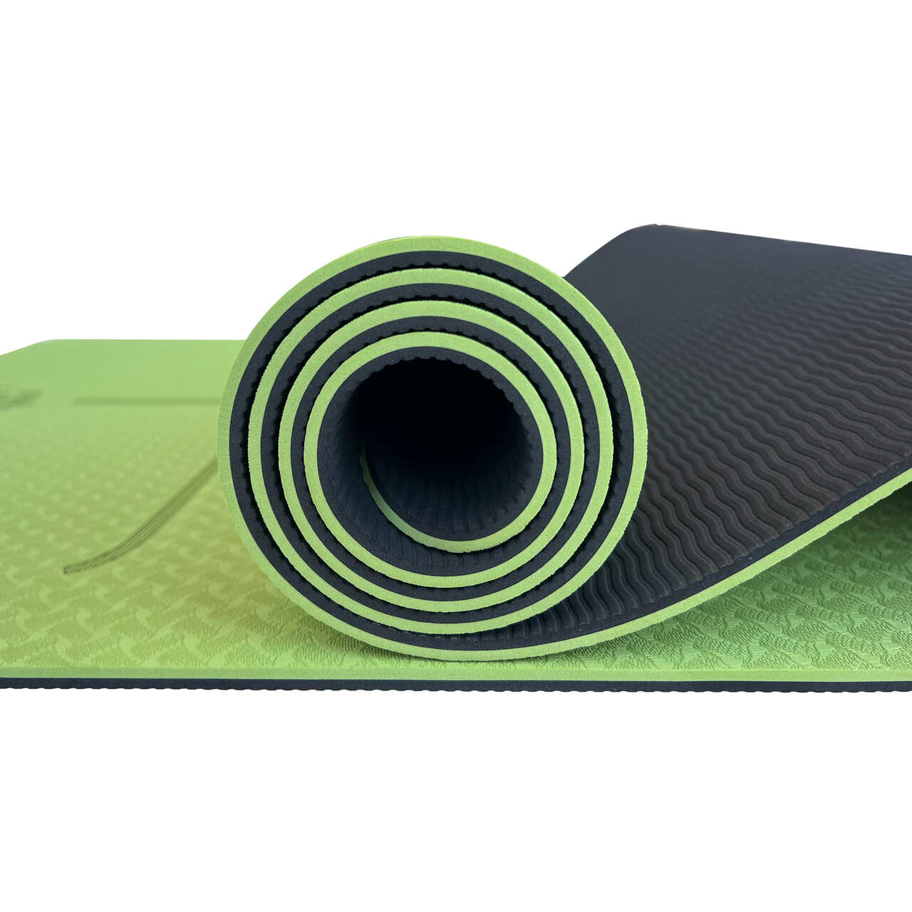 Tapete de Yoga TPE Dupla Camada 6mm - Linhas de Posturas - Om Joy