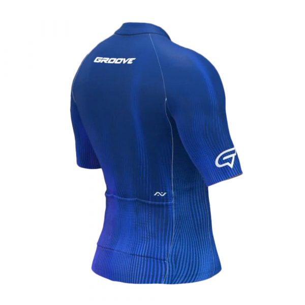 Camisa De Ciclismo Groove Masculina Azul
