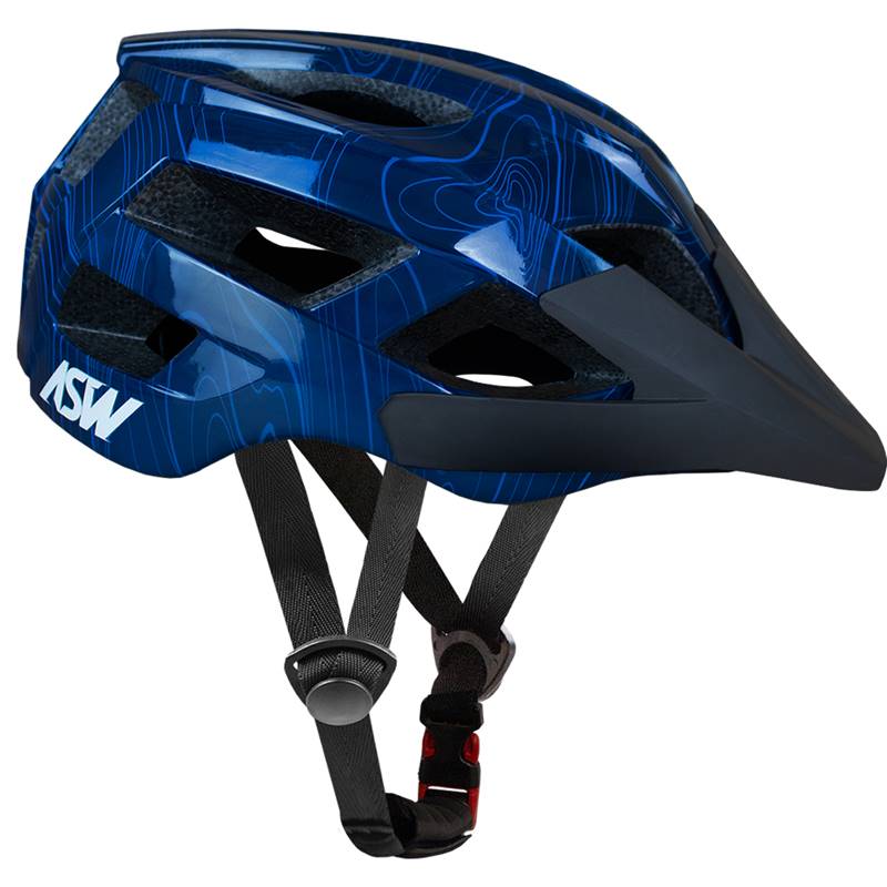 Capacete Asw bike Acell Frontier Azul P/M