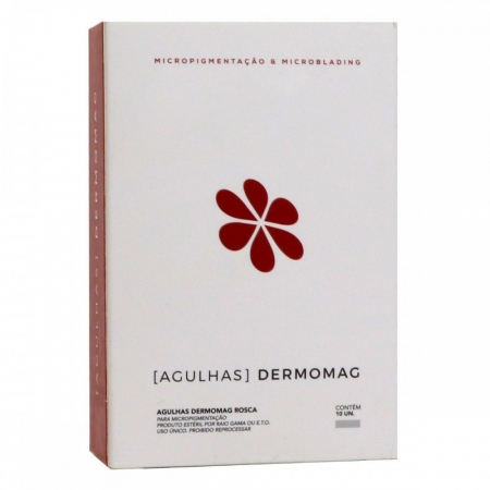 Agulha Rosca Dermomag Pen e Junior - 3 pontas FINE (Caixa 10 unid)