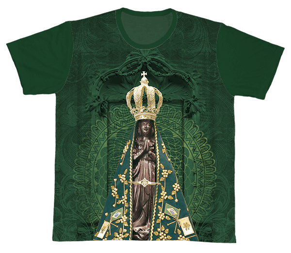 Camiseta Ref. 0655 - Nossa Senhora Aparecida  - Camisetas Sabatini