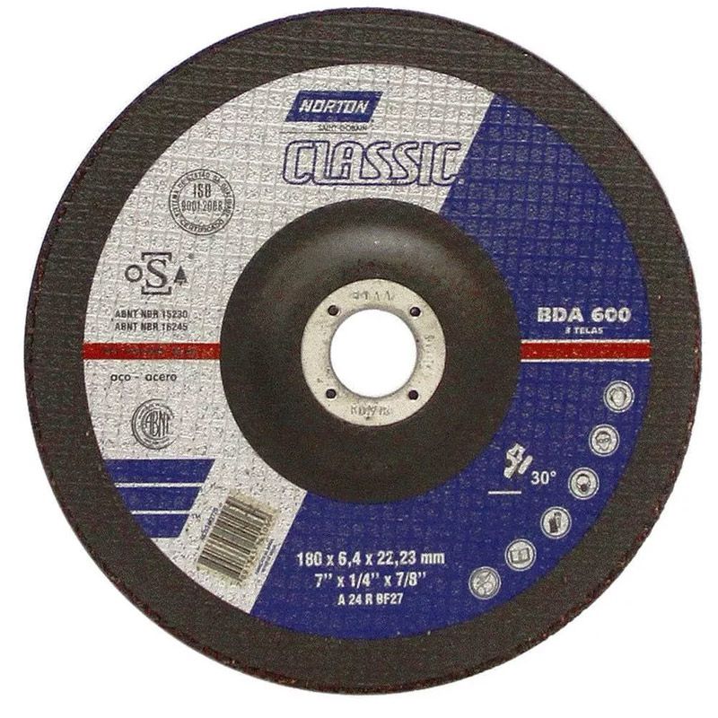 Disco De Desbaste 7" X 6.4mm Bda600 (Classic) Norton