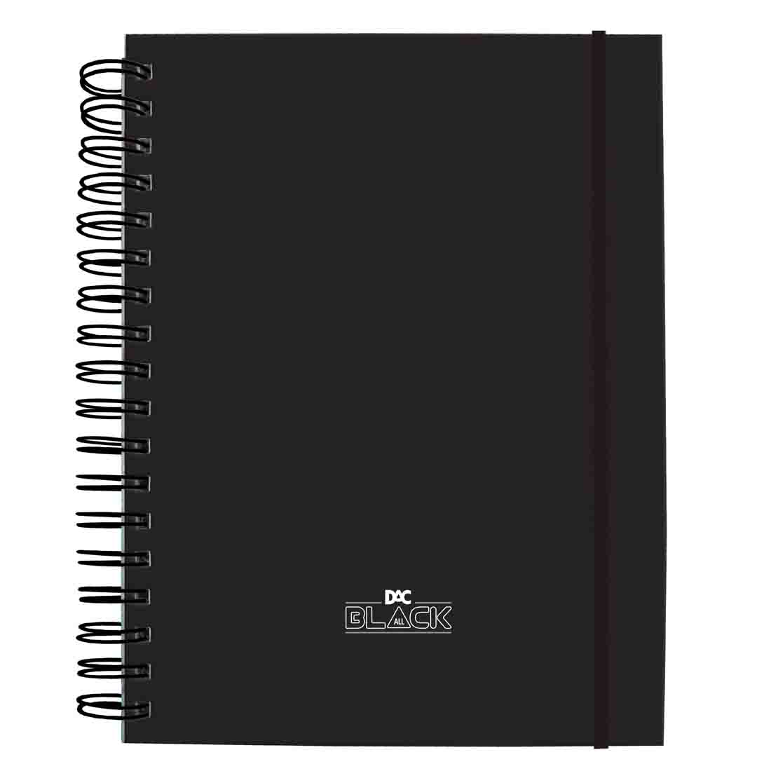 Mini Caderno Inteligente All Black 80 Folhas Dac  