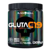 Gluta C19 Glutamina com Minerais 300g Black Skull