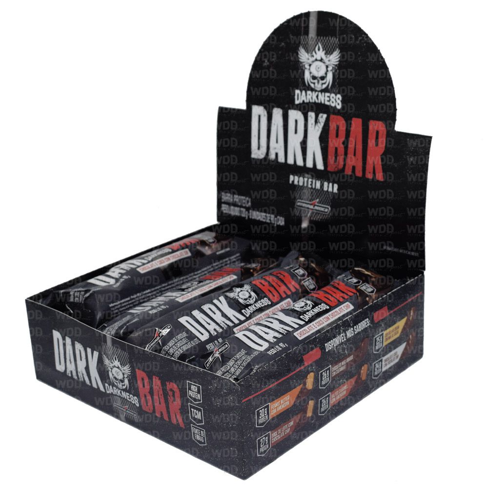 Dark Bar cx c/ 8un de 90g IntegralMédica Barra de Whey - Barrinhas