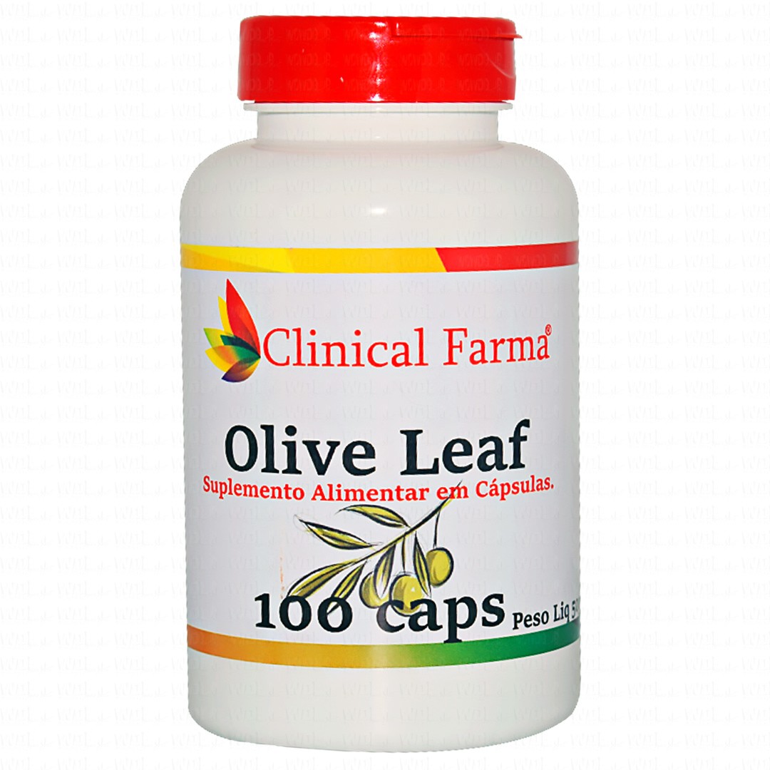 Folha de Oliveira Olive Leaf 100 caps Clinical Farma