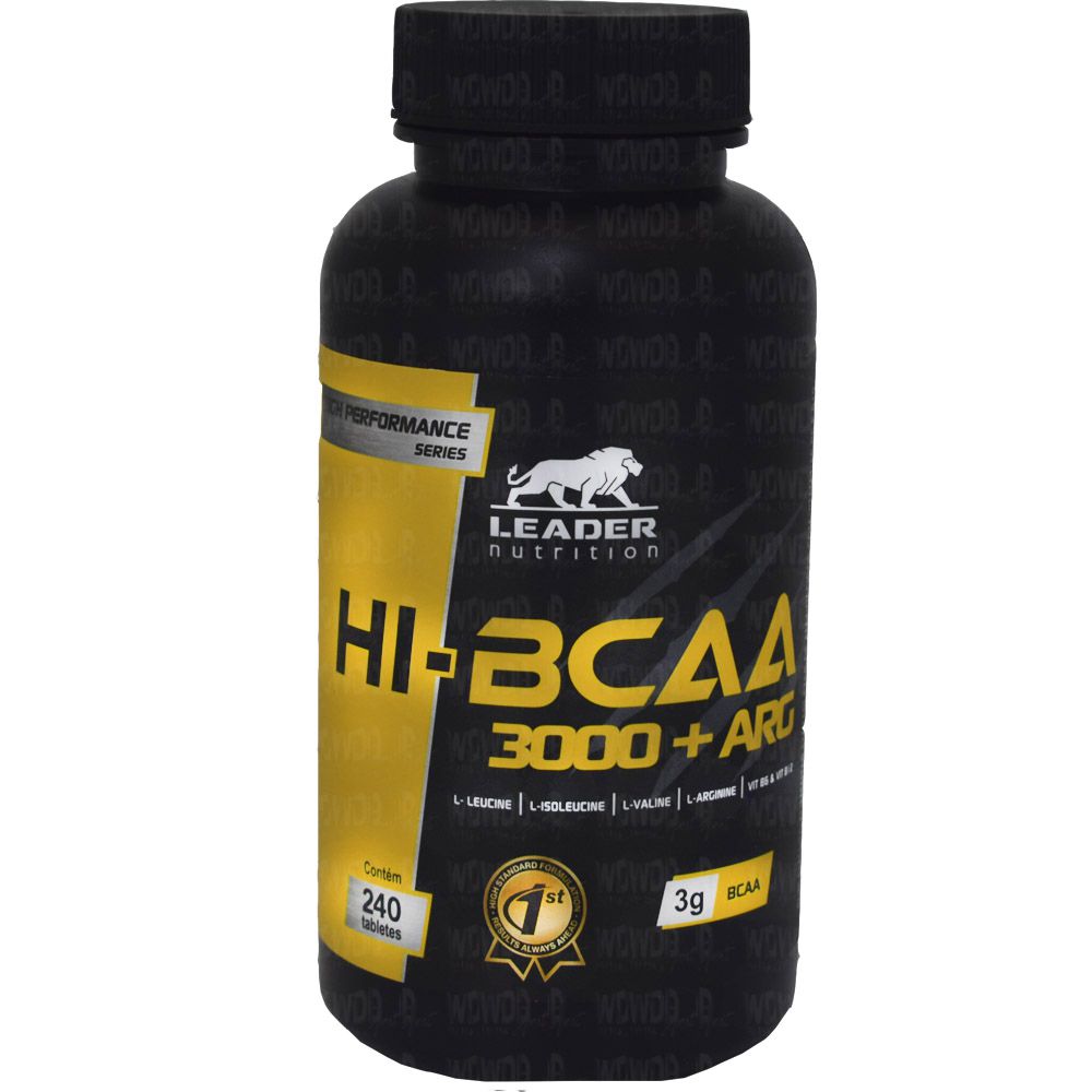  Hi-BCAA 3000 + Arg 240 tab Leader Nutrition 