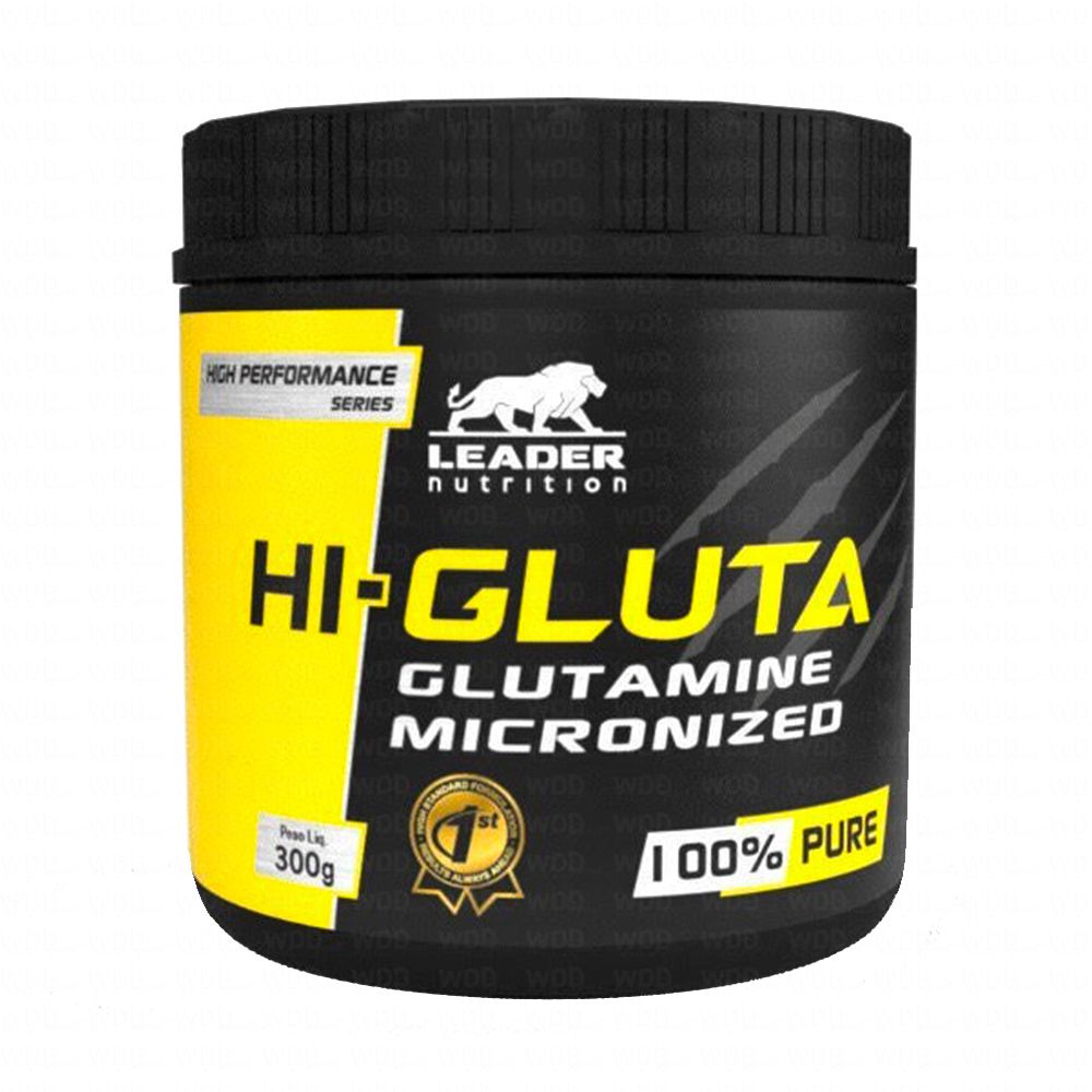 Hi-Gluta Glutamine Micronized 300g Leader Nutriton