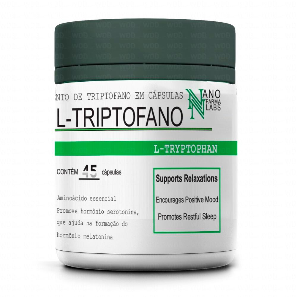 L-Triptofano 45 caps Nano Farma Labs