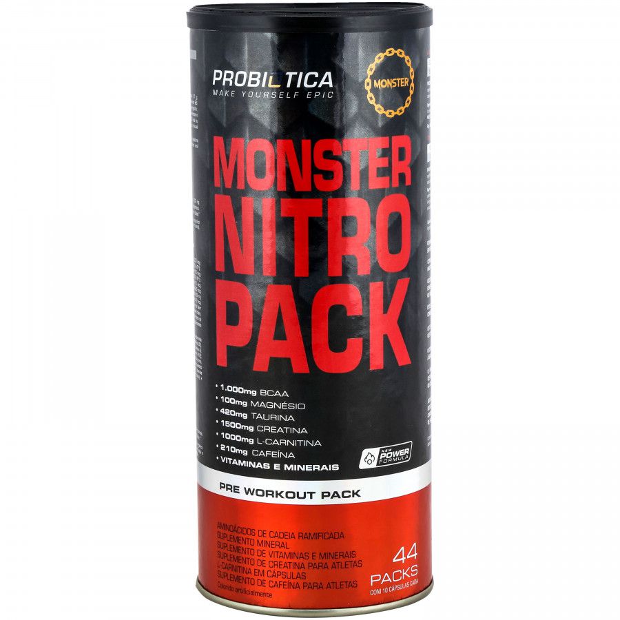 Monster Nitro Pack 44 Packs Probiotica