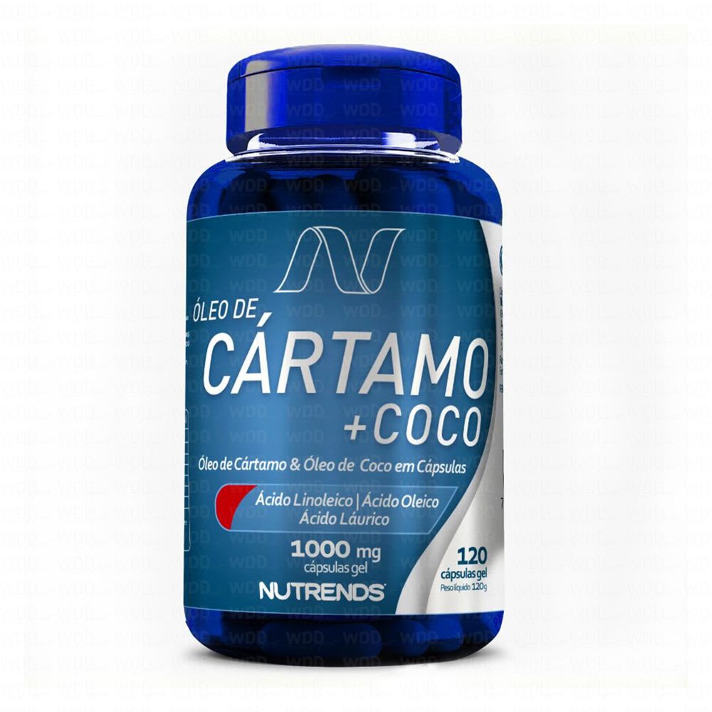 Óleo de Cártamo + Coco 120 caps Nutrends