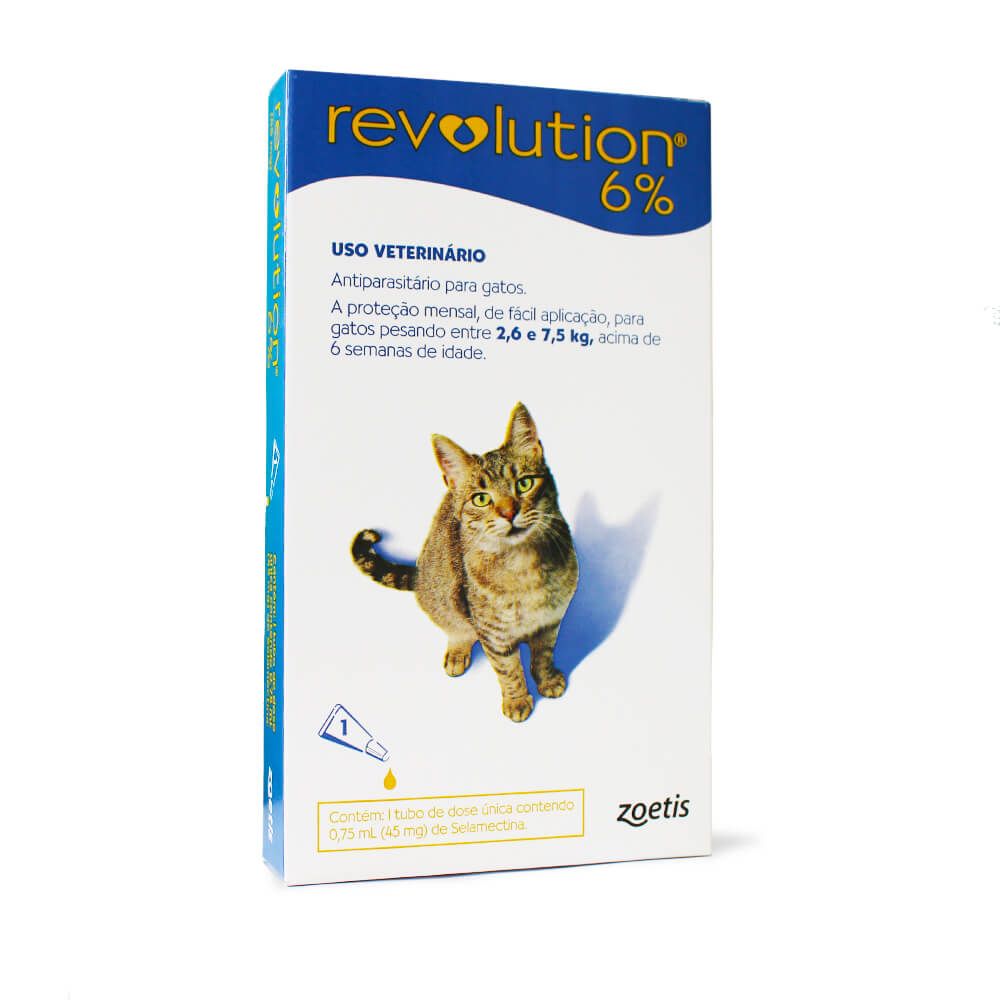 Revolution Gatos 45mg 0,75ml - Zoetis