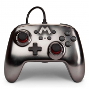 Controle Nintendo Switch Com Fio Mario Metálico