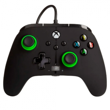 Controle Xbox One/Series/PC Com Fio (Preto e Verde) - PowerA