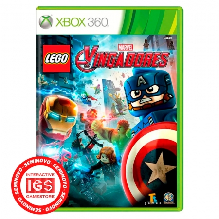 LEGO Marvel Vingadores - Xbox 360 (SEMINOVO)