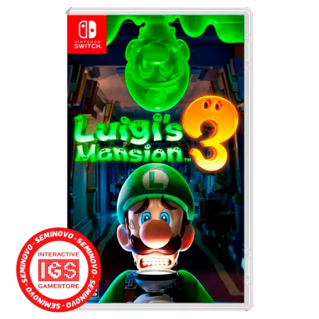 Luigis Mansion 3 - Nintendo Switch (SEMINOVO)