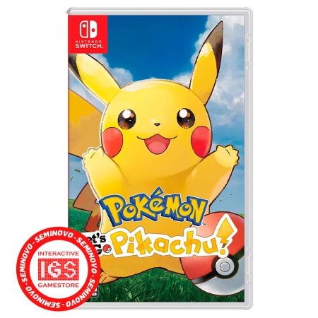 Pokémon: Lets Go Pikachu -  Nintendo Switch (SEMINOVO)