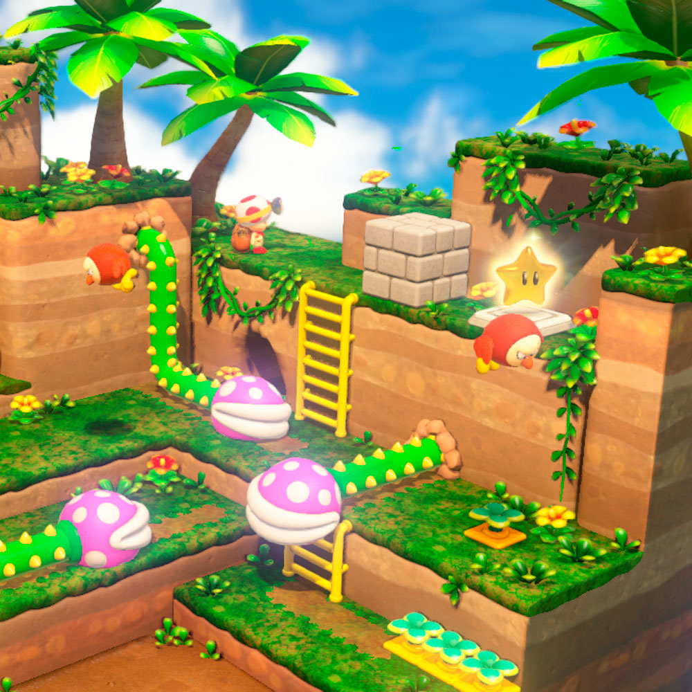Captain Toad: Treasure Tracker + Amiibo Toad - Nintendo Wii U