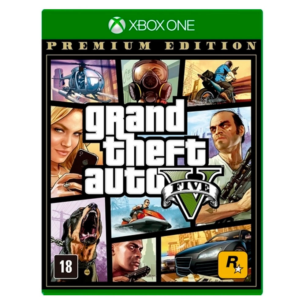 Grand Theft Auto V (GTA 5) - Edição Premium - Xbox One