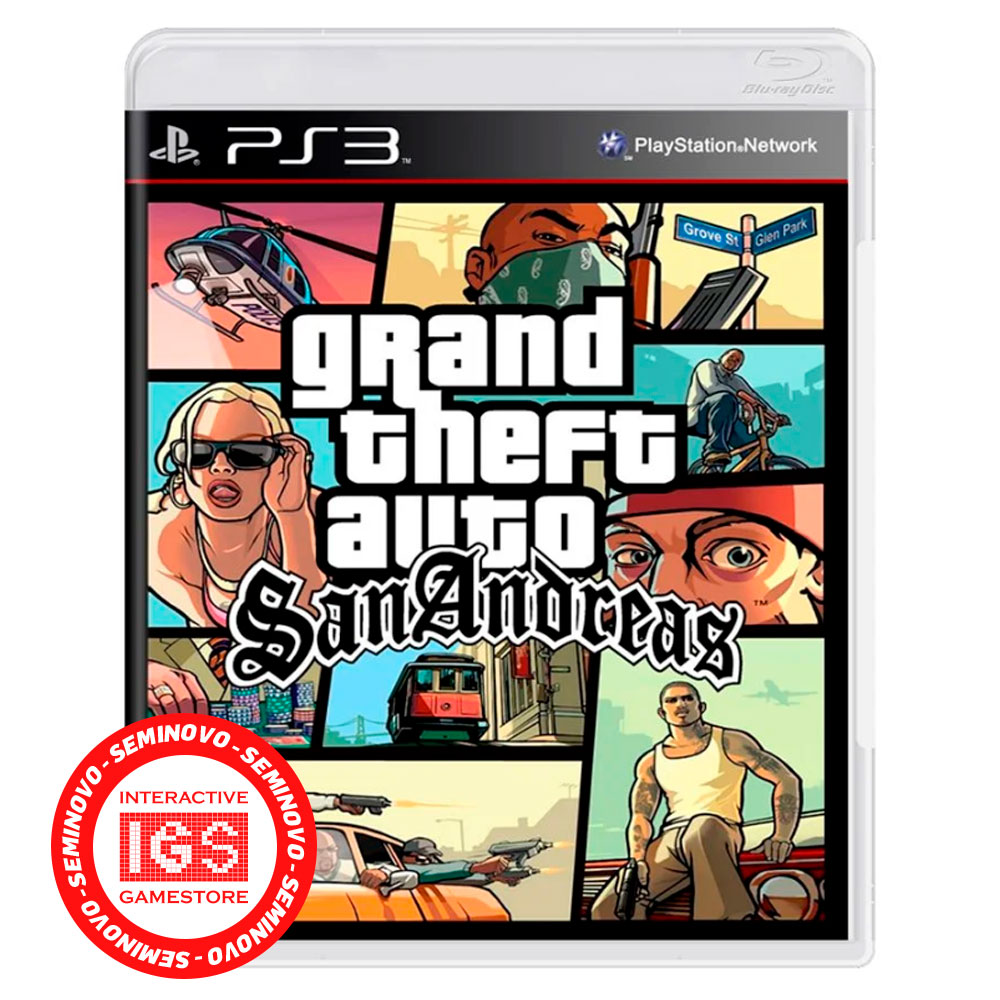 GTA (Grand Theft Auto): San Andreas - PS3 (SEMINOVO)