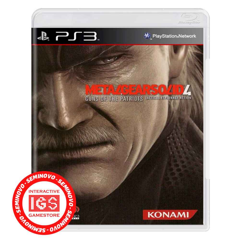 Metal Gear Solid 4: Guns of the Patriots - PS3 (SEMINOVO)