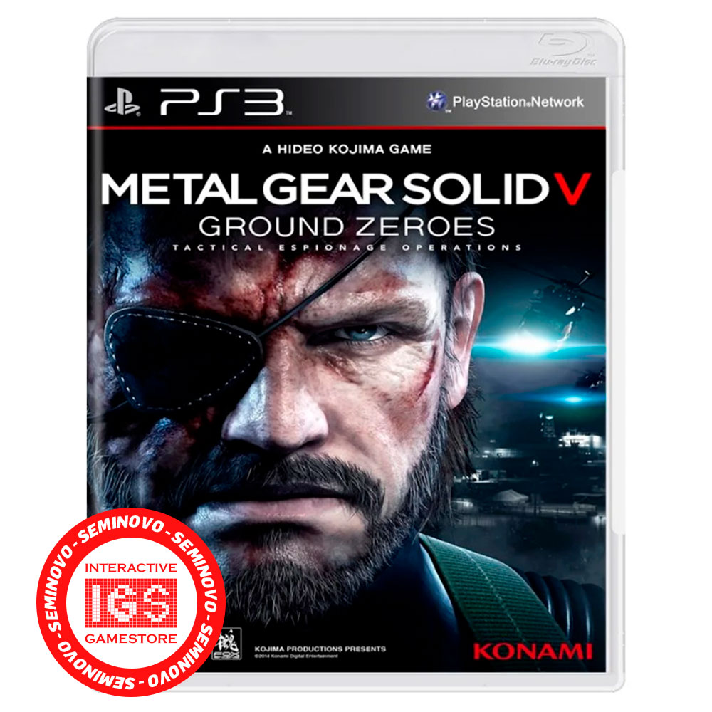 Metal Gear Solid V: Ground Zeroes - PS3 (SEMINOVO)