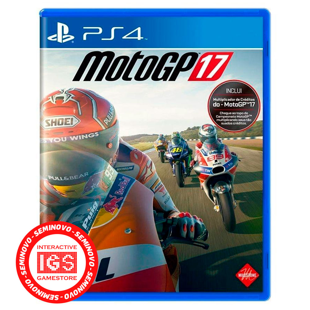 MotoGP 2017 - PS4 (SEMINOVO)