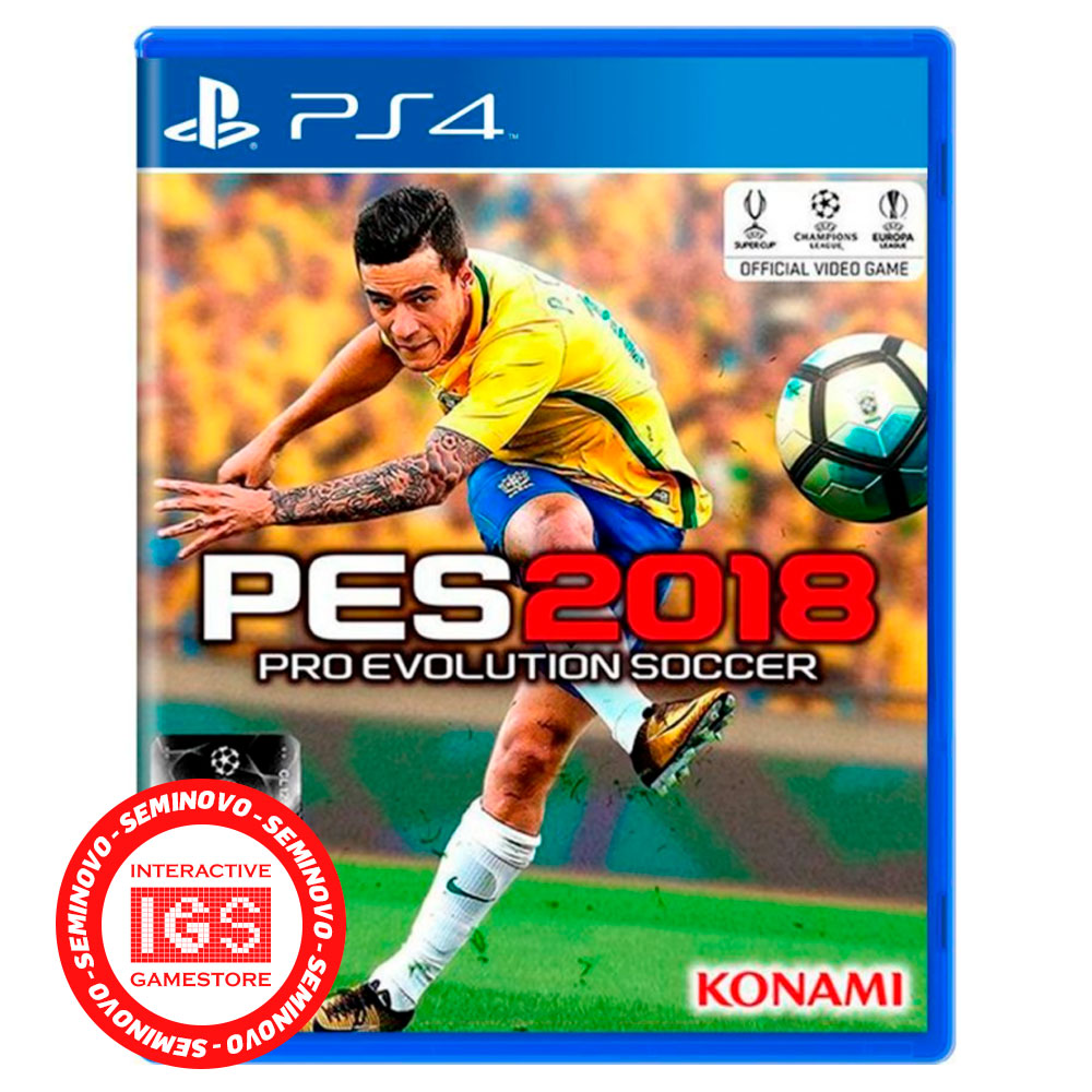PES 2018 - Pro Evolution Soccer - PS4 (SEMINOVO)