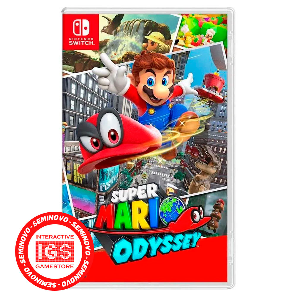 Super Mario Odyssey - Nintendo Switch (SEMINOVO)