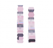 Notas adesivas com formatos diferentes azul e rosa love 2m