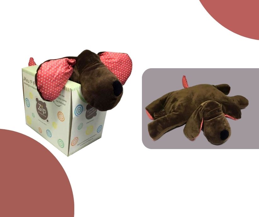 Puppet Travesseiro de Bebe Cachorro - Zip Toys