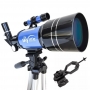 Kit Telescópio SkyLife 70mm Tycho Pro + Adaptador Celular Adtx