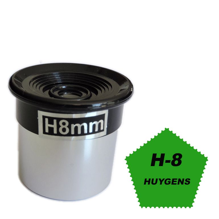 Ocular Huygens H  8mm (Padrão de encaixe de 1,25 Polegadas)