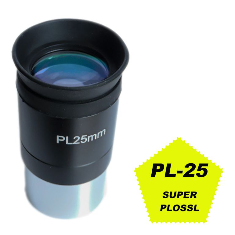 Ocular Super Plossl PL 25mm (Padrão de encaixe de 1,25 Polegadas)