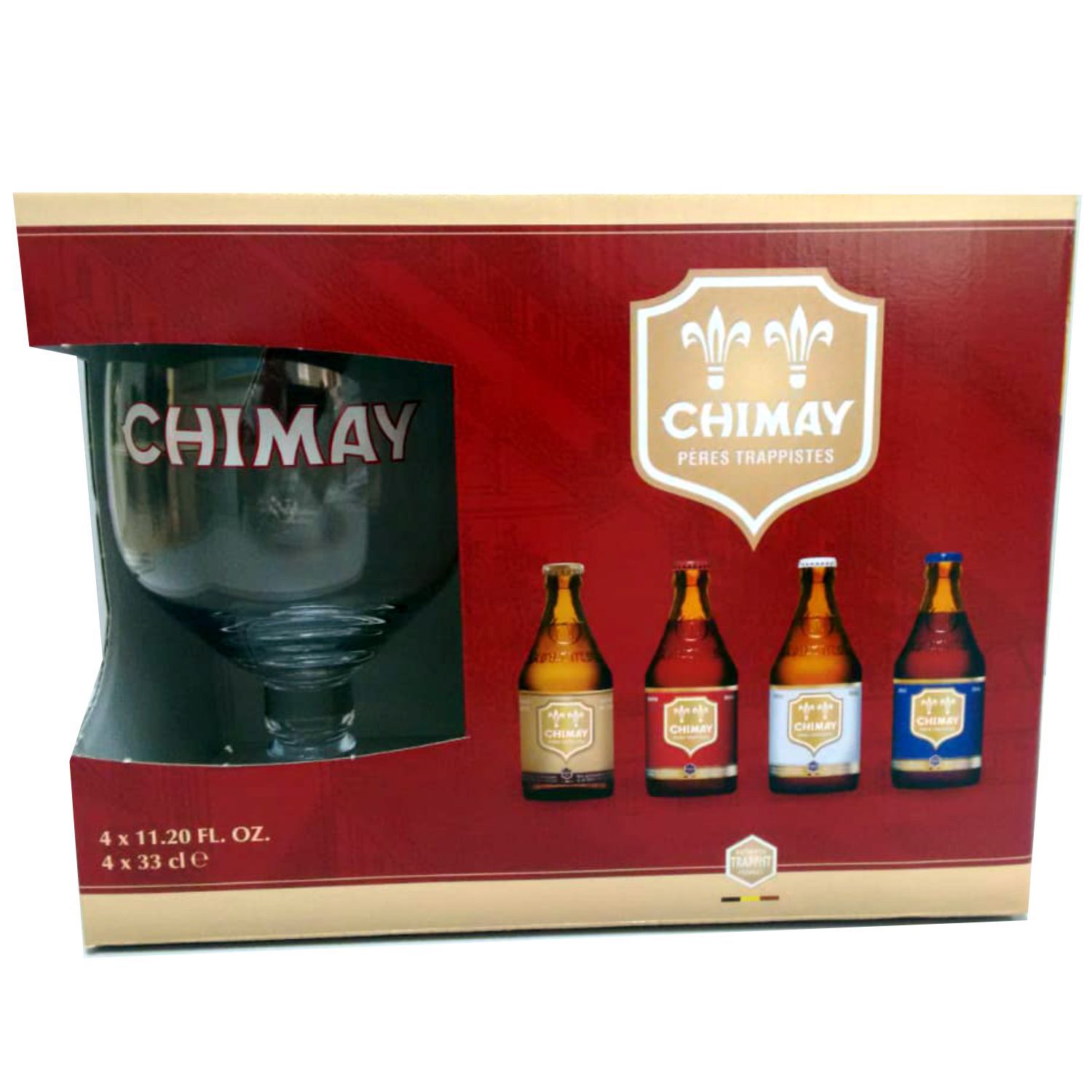 Kit Chimay Red / Trippel / Blue/ Doree 330ml 4+1