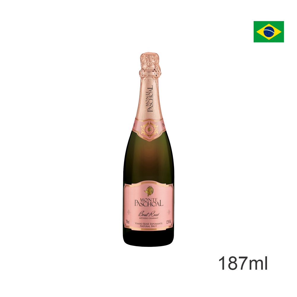 Vinho Brasileiro Monte Paschoal Espumante Brut Rosé 187ml