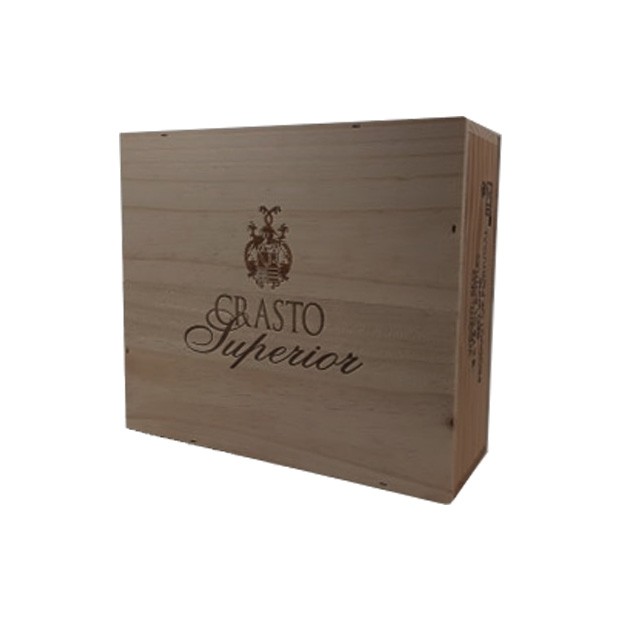 Vinho Crasto Superior Kit Caixa de Madeira c/ 3 vinhos 750ml