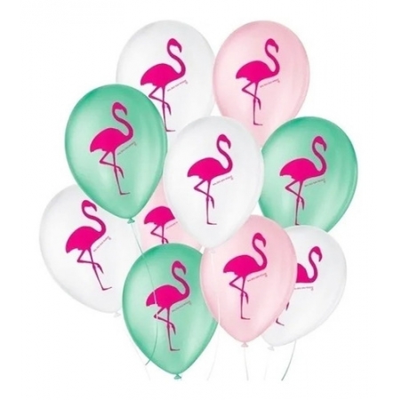 25 Balão Bexiga Tropical Flamingo Pool Party N11