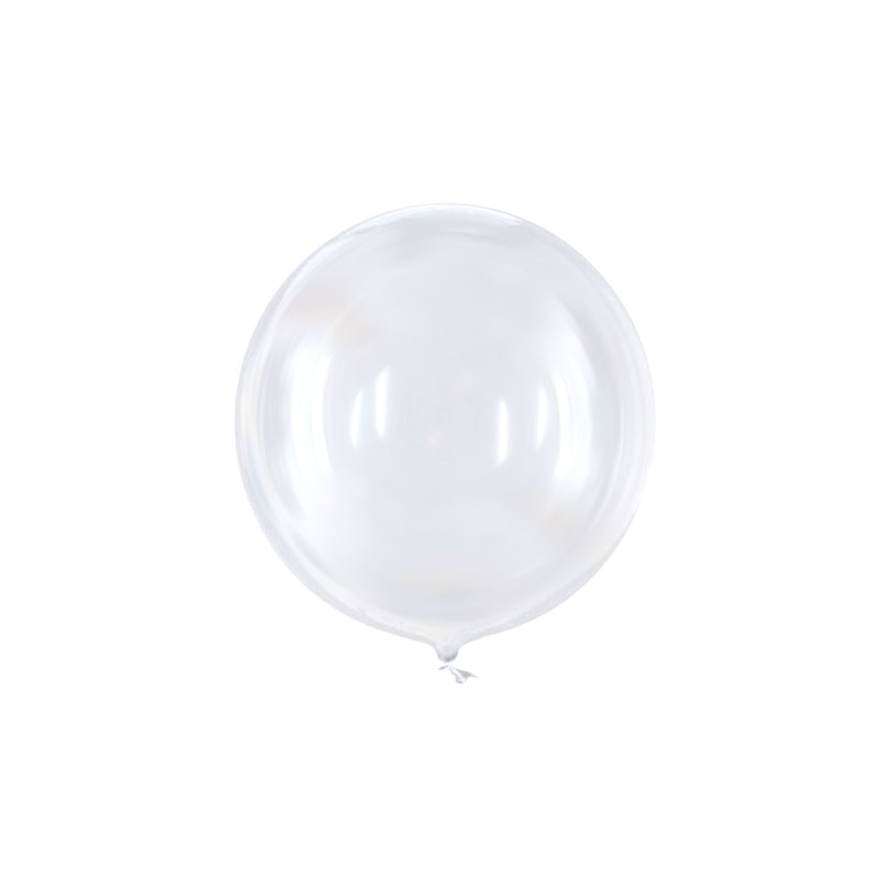 Bubble balão 18 polegadas e adesivo com nome