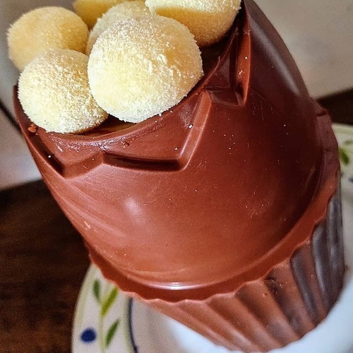 Forma Silicone Bwb Pascoa - 1265 - Ovo Cupcake Chocolate