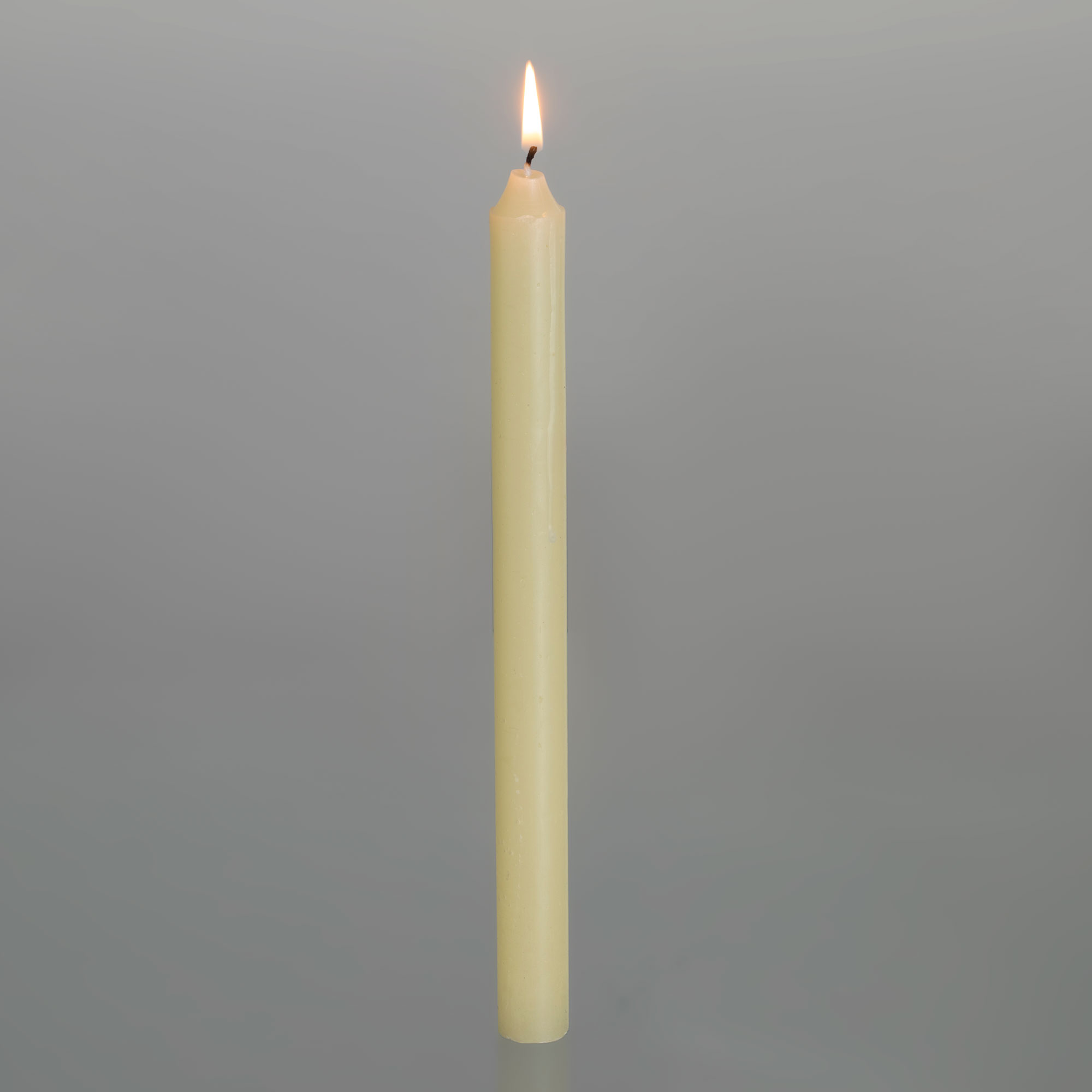 12 velas  para  castiçal (02x 26 cm)
