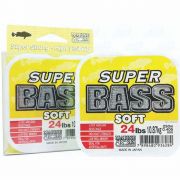 Linha Super Bass Soft 0,405mm 24lb Monofilamento Amarela 250m