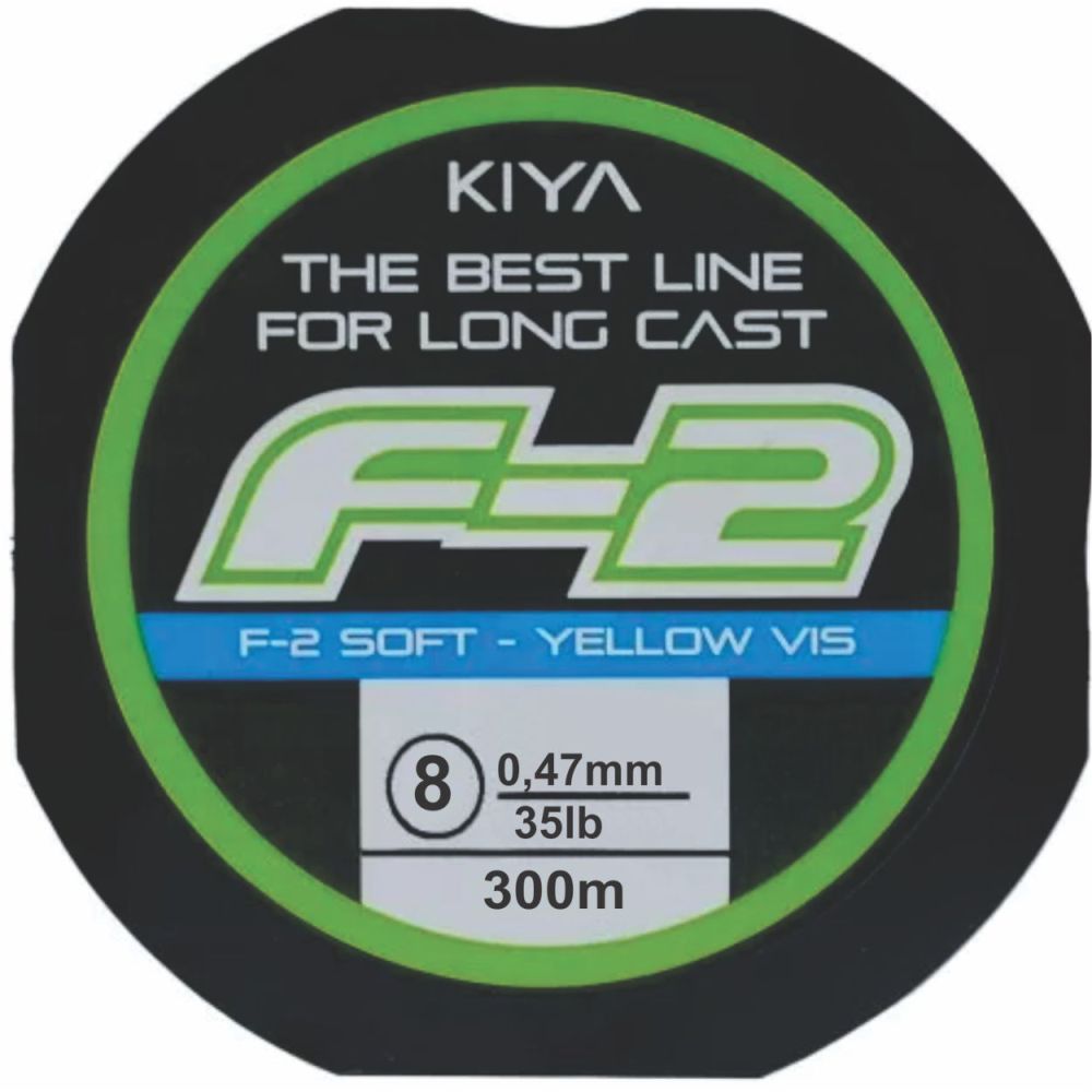 Linha Kiya F-2 0,47mm - 300M - Linha Monofilamento Soft