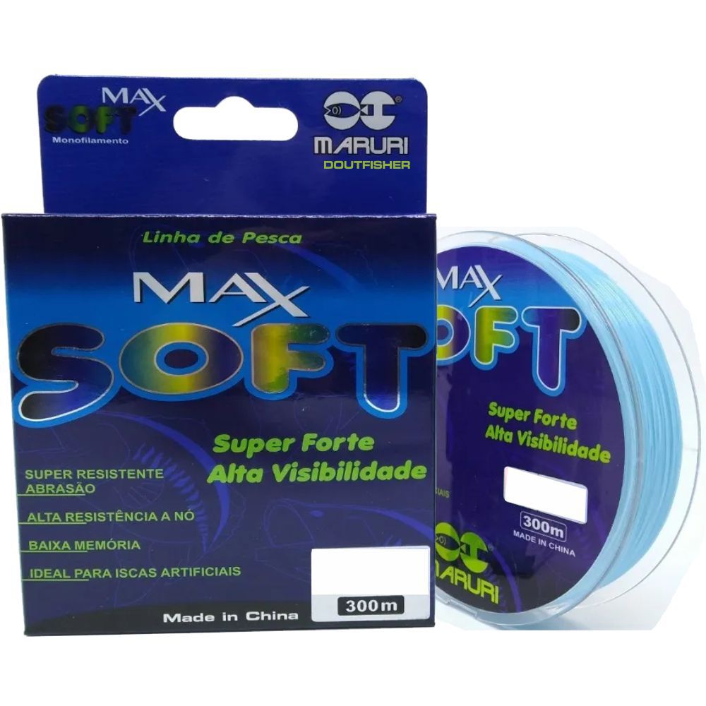 Linha Maruri Max Soft 0,203mm Azul - 300m