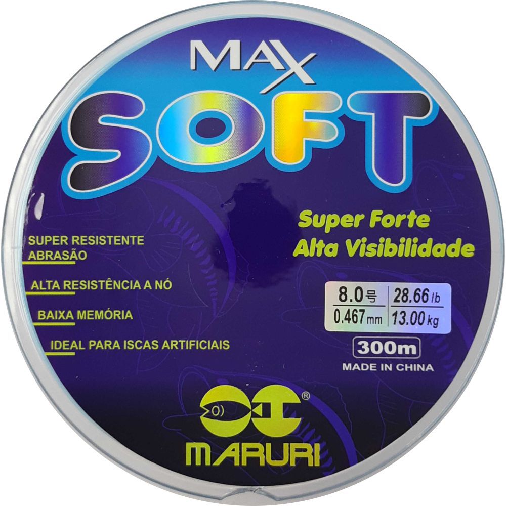 Linha Maruri Max Soft 0,467mm Azul - 300m